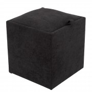 Taburet Box stofa - negru K6